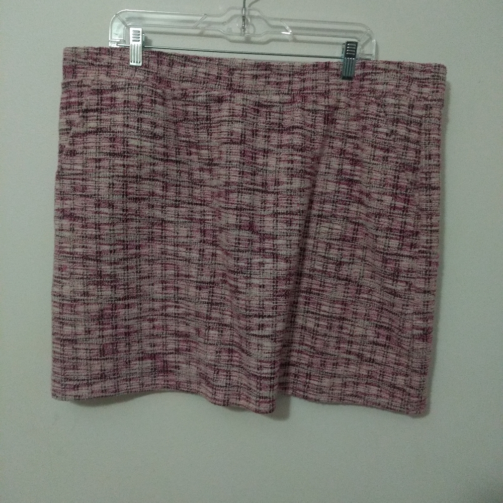 Pink mini skirt